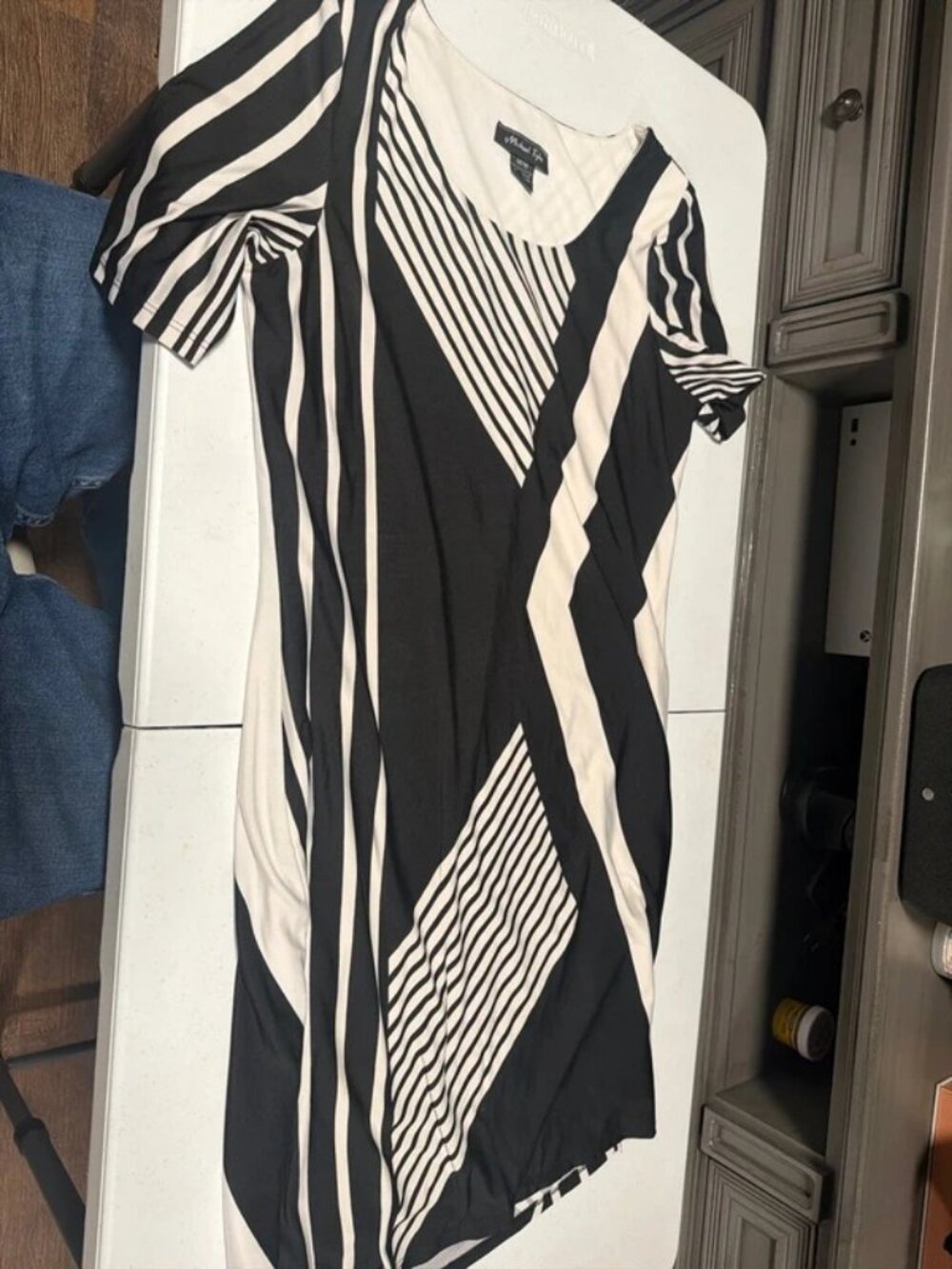 Black and white dress